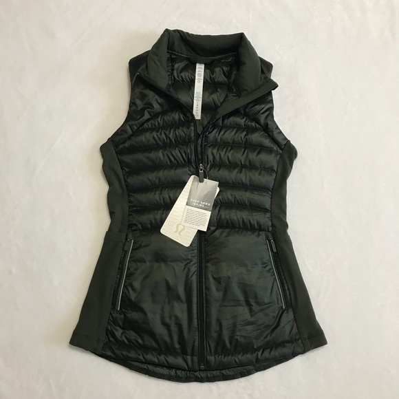 lululemon athletica Jackets & Blazers - Lululemon Down For a Run Vest II- Gator Green